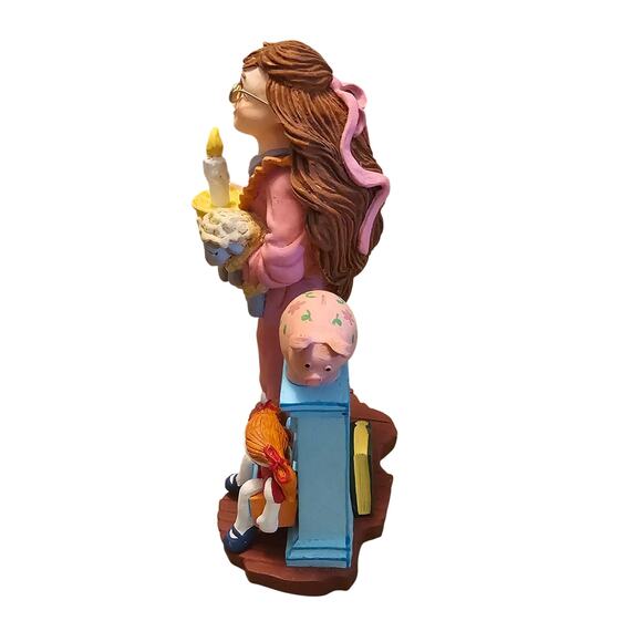 Department 56 Figurine – “Emily Spies Santa” – 1993 Discontinued – 5" - Picture 3 of 7